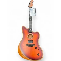 Used Fender American Acoustasonic Jazzmaster Mahogany Acoustic Electric Guitar