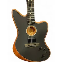 Used Fender Acoustasonic Jazzmaster  Natural Acoustic Electric Guitar