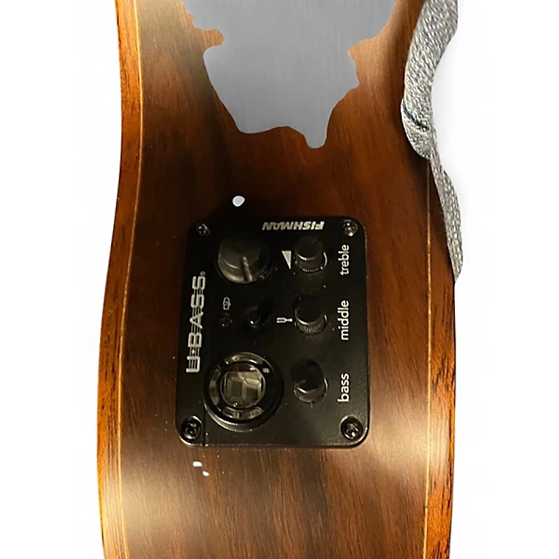 Used Kala Exotic Mahogany U-Bass Mahogany Acoustic Bass Guitar