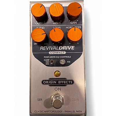 Used Origin Effects revival drive Effect Pedal