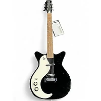 Used Danelectro Stock '59 Black and White Solid Body Electric Guitar