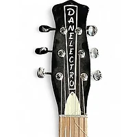Used Danelectro Stock '59 Black and White Solid Body Electric Guitar