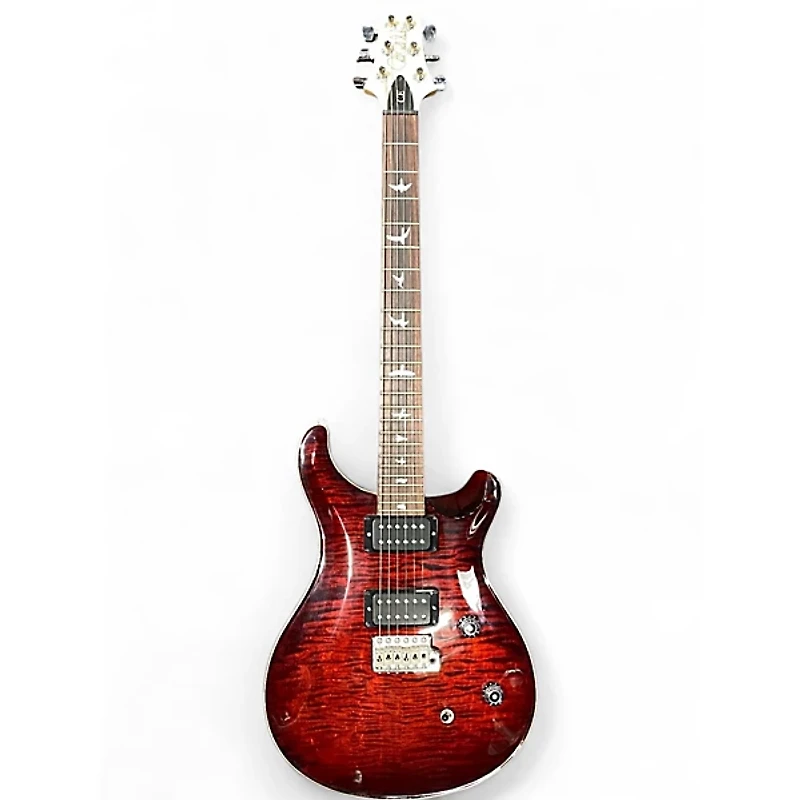 Used PRS CE24 Red Solid Body Electric Guitar