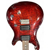 Used PRS CE24 Red Solid Body Electric Guitar