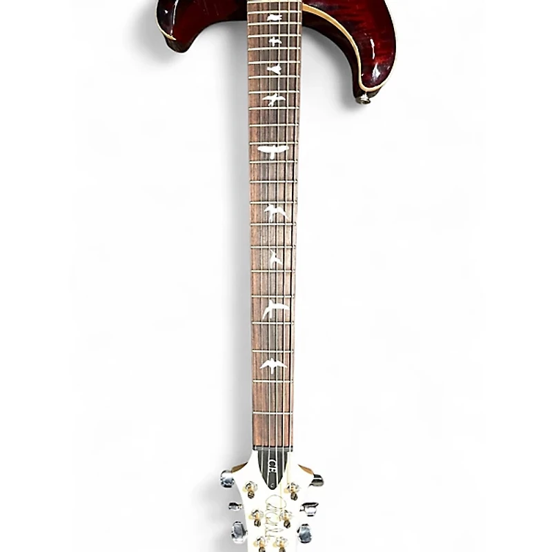 Used PRS CE24 Red Solid Body Electric Guitar