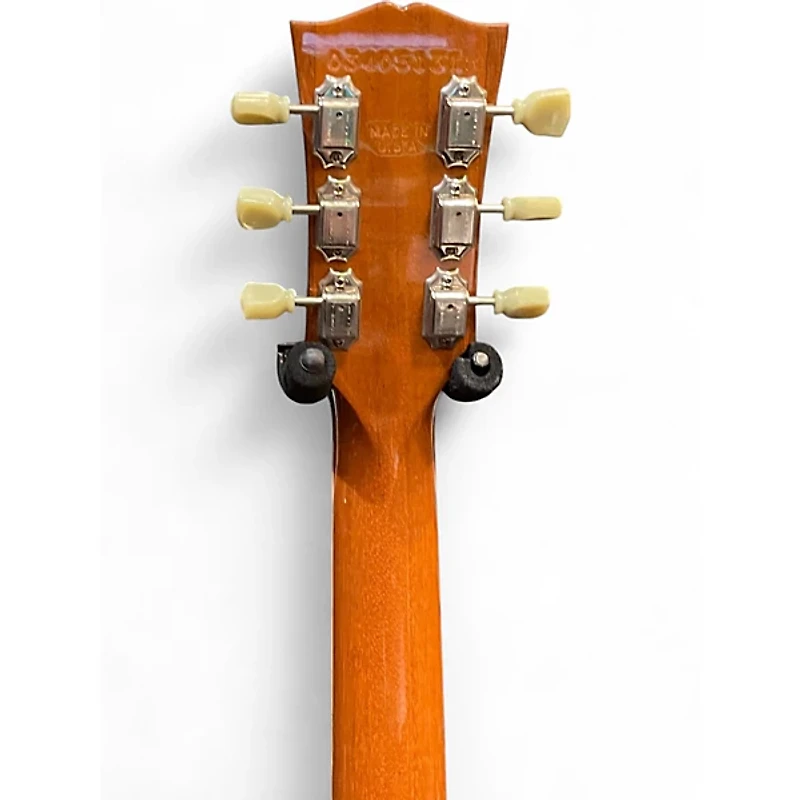 Used Gibson Les Paul Deluxe Gold Top Solid Body Electric Guitar