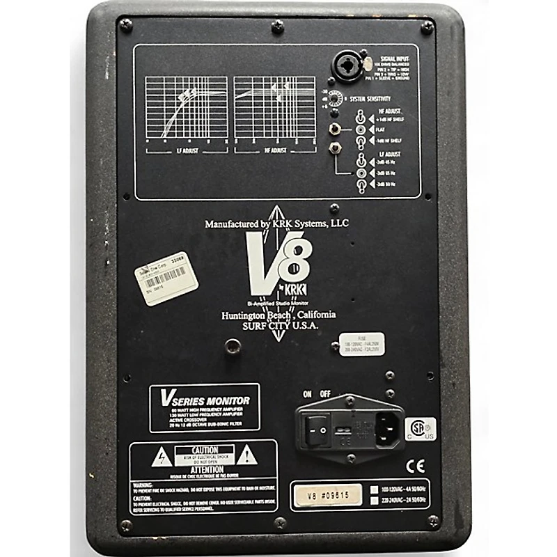 Used KRK V8 Series 1 Each Powered Monitor