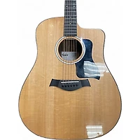 Used Taylor 210CE PLUS Natural Acoustic Electric Guitar