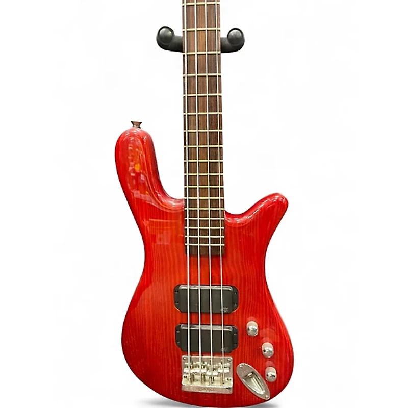 Used RockBass by Warwick STREAMER RED Electric Bass Guitar