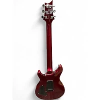 Used PRS SE Custom 24 Crimson Red Trans Solid Body Electric Guitar