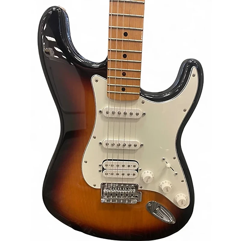 Used Fender Standard Stratocaster HSS Sunburst Solid Body Electric Guitar