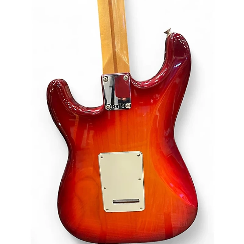 Used Fender Player Stratocaster HSS Cherry Sunburst Solid Body Electric Guitar