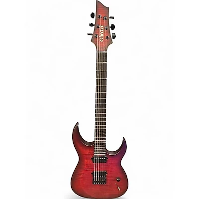 Used Schecter Guitar Research SUNSET EXTREME Red Solid Body Electric Guitar