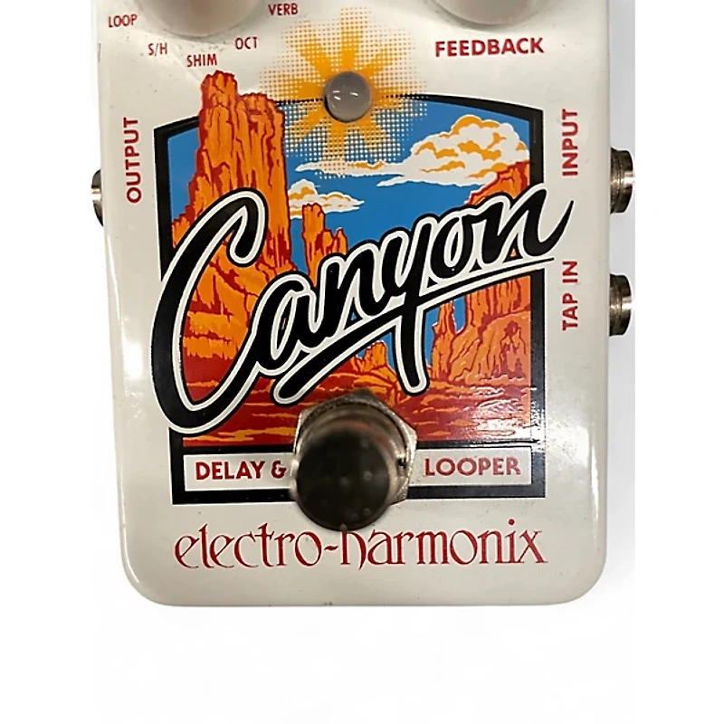 Used Electro-Harmonix Canyon Delay and Looper Effect Pedal
