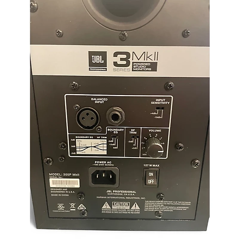 Used JBL 305P MKII Powered Monitor