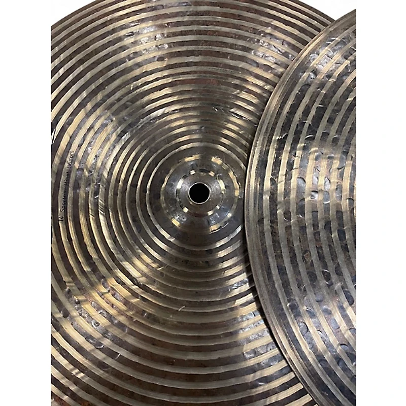 Used MEINL 14in Byzance Dark Hi Hat Pair Cymbal