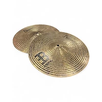 Used MEINL 14in Byzance Dark Hi Hat Pair Cymbal