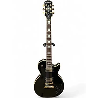 Used Epiphone Les Paul Custom Pro Black Solid Body Electric Guitar