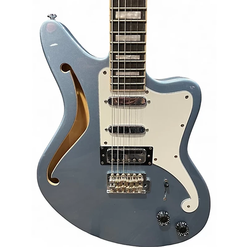 Used D'Angelico Premier Bedford Blue Hollow Body Electric Guitar