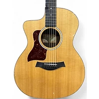 Used Taylor 214CE Deluxe Natural Acoustic Electric Guitar