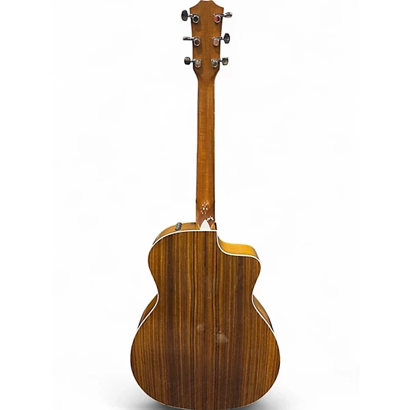 Used Taylor 214CE Deluxe Natural Acoustic Electric Guitar