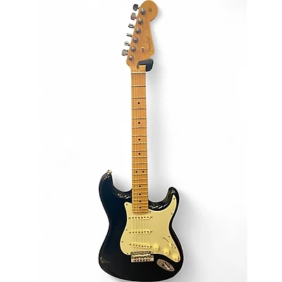 Used 2016 Fender American Professional Stratocaster SSS Black Solid Body Electric Guitar