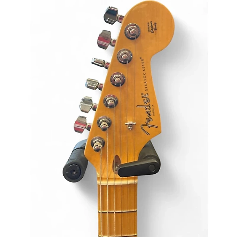 Used 2016 Fender American Professional Stratocaster SSS Black Solid Body Electric Guitar