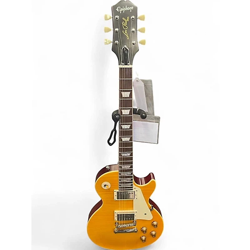 Used Epiphone 1959 Reissue Les Paul Standard Lemonburst Solid Body Electric Guitar