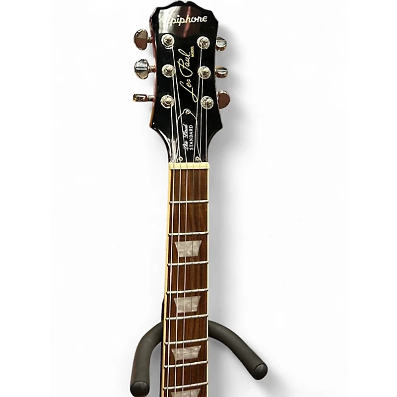 Used Epiphone 1959 Reissue Les Paul Standard Aged Dark Cherry Burst Solid Body Electric Guitar