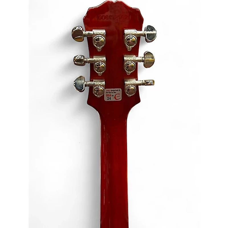 Used Epiphone 1959 Reissue Les Paul Standard Aged Dark Cherry Burst Solid Body Electric Guitar