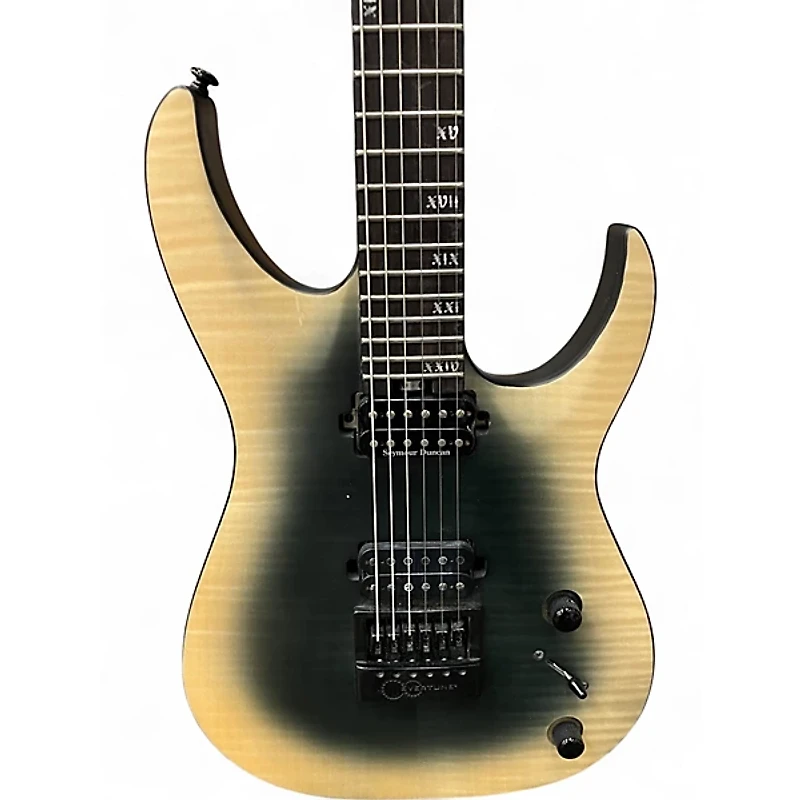 Used Schecter Guitar Research Banshee Fallout Burst Solid Body Electric Guitar