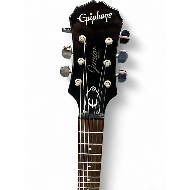 Used Epiphone Les Paul Junior Black Solid Body Electric Guitar