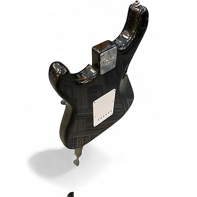 Used Fender American Standard Stratocaster Black Solid Body Electric Guitar