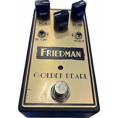 Used Friedman Golden Pearl Overdrive Effect Pedal