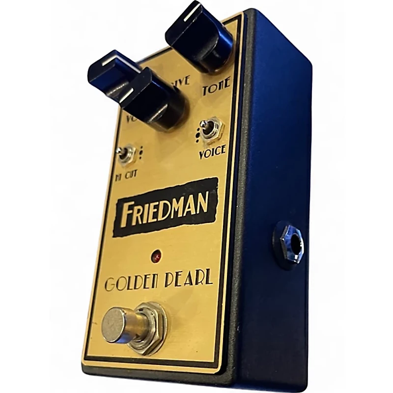 Used Friedman Golden Pearl Overdrive Effect Pedal