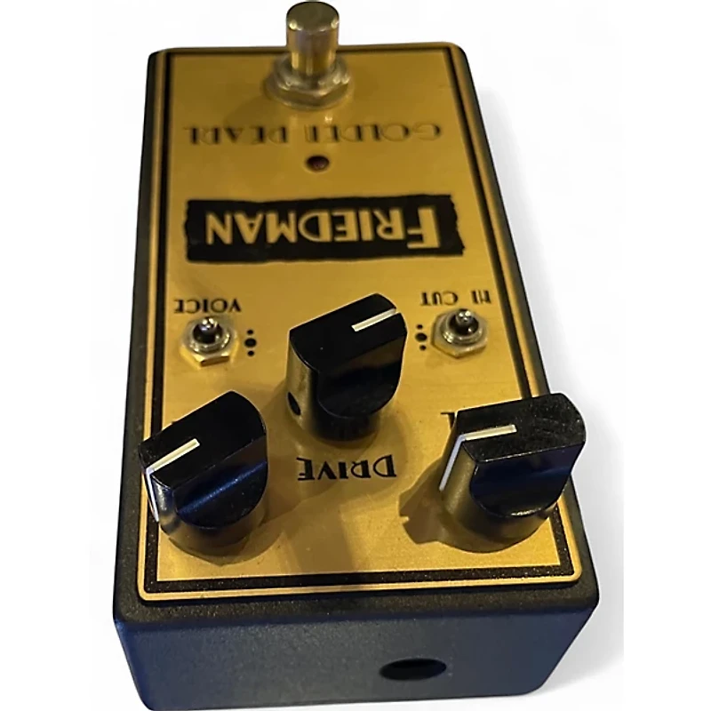 Used Friedman Golden Pearl Overdrive Effect Pedal