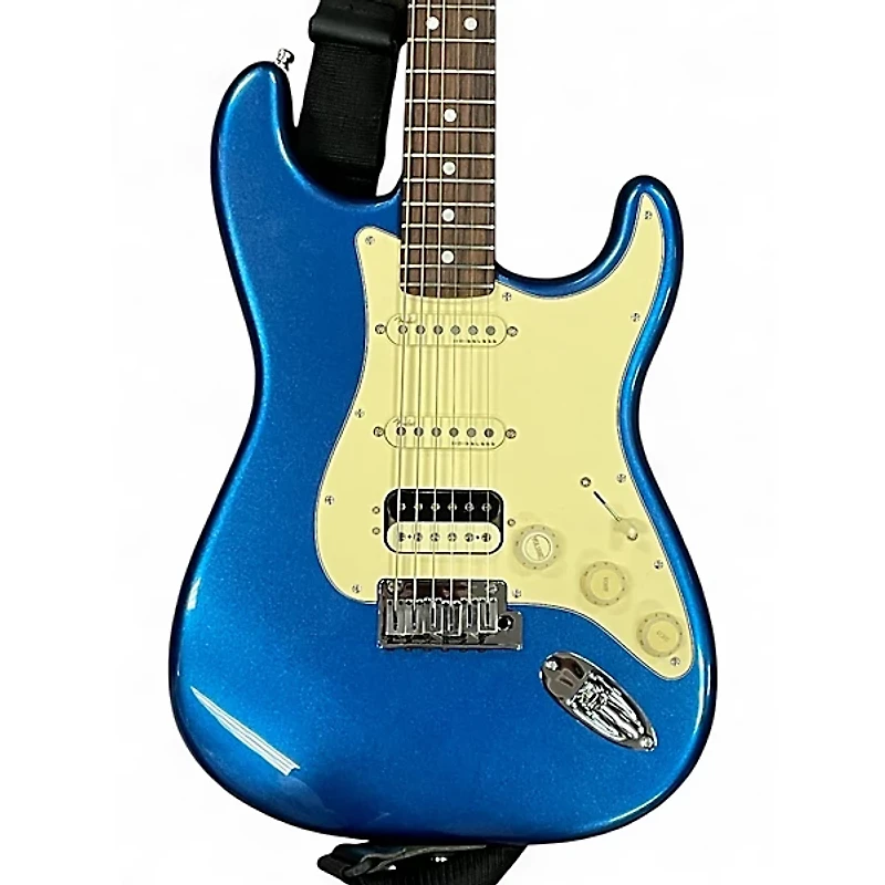 Used Fender American Ultra Stratocaster HSS COBRA BLUE Solid Body Electric Guitar