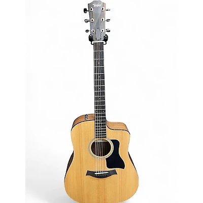 Used Taylor 210ce Natural Acoustic Electric Guitar