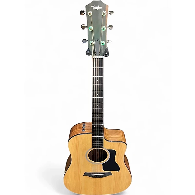 Used Taylor 210ce Natural Acoustic Electric Guitar