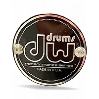 Used DW 6.5X14 Performance Series Snare Pewter Sparkle Drum