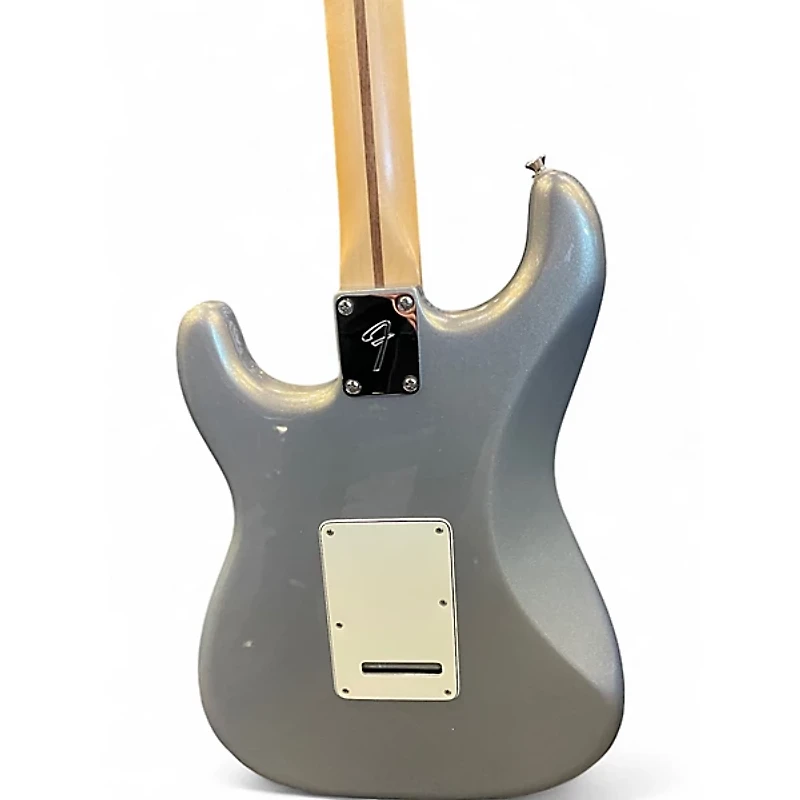 Used Fender Player Stratocaster Metallic Silver Solid Body Electric Guitar