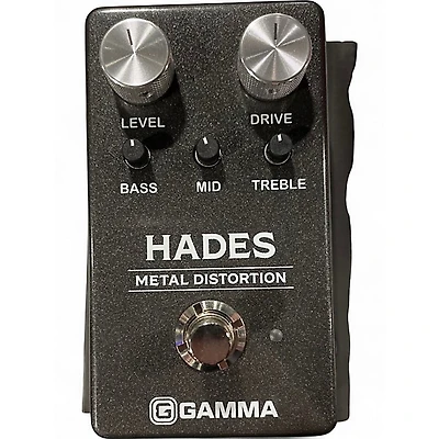 Used GAMMA Hades Metal Distortion Effect Pedal