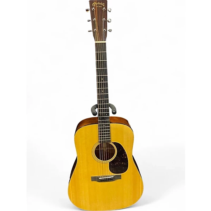 Used Martin D18 Natural Acoustic Guitar