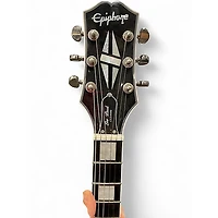 Used Epiphone Les Paul Custom Silverburst Solid Body Electric Guitar