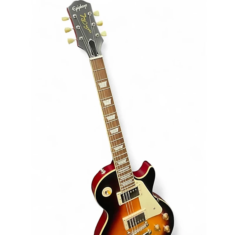 Used Epiphone INSPIRED BY GIBSON CUSTOM 1959 LES PAUL  TOBACCO BURST Solid Body Electric Guitar