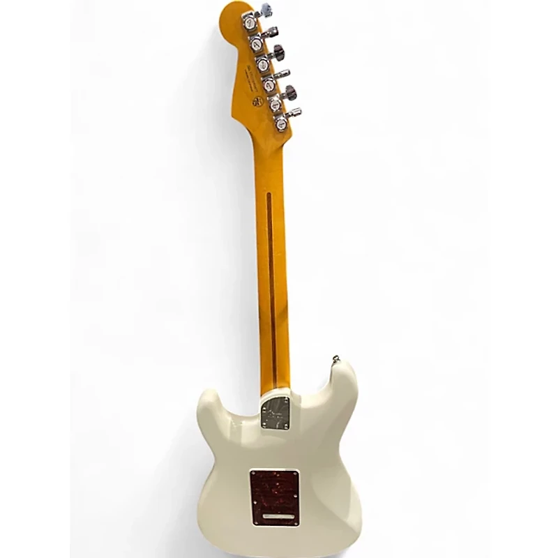 Used Fender American Ultra Stratocaster Olympic Pearl Solid Body Electric Guitar
