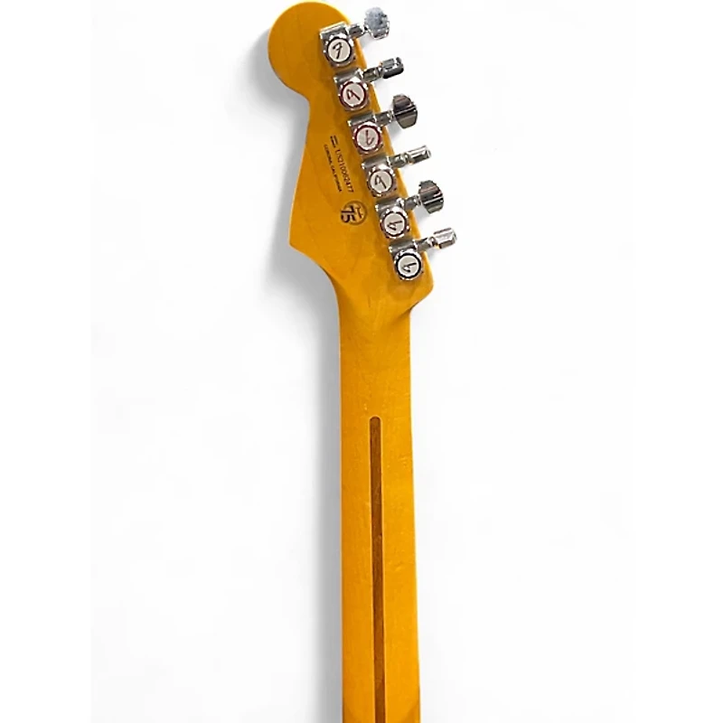 Used Fender American Ultra Stratocaster Olympic Pearl Solid Body Electric Guitar