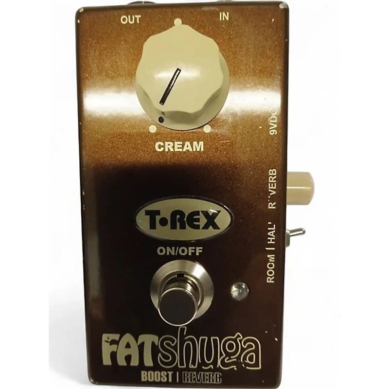 Used T-Rex Engineering Fat Shuga Boost With Reverb Effect Pedal