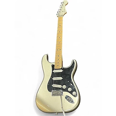 Used Fender 75TH ANNIVERSARY STRATOCASTER Gold Solid Body Electric Guitar