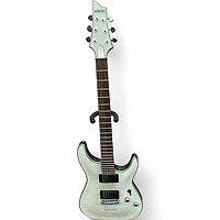 Used Schecter Guitar Research C1 Platinum Trans White Solid Body Electric Guitar